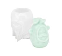 Joli moule en silicone souple et robuste en forme de cochon pour un démoulage facile dans les projets d'artisanat et de plâtre, décoration d'intérieur