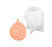 Joli moule en silicone souple et robuste en forme de cochon pour un démoulage facile dans les projets d'artisanat et de plâtre, activités familiales