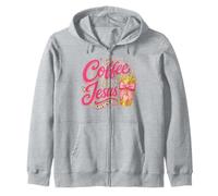 Joli nœud léopard Rose café et Coquette de Jésus Sweat à Capuche