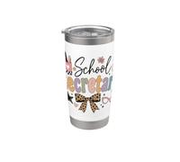 Joli nœud papillon pastel Gobelet isotherme en acier inoxydable double paroi