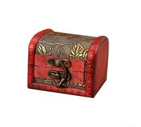 Joli organisateur de bijoux rétro en bois pour le rangement de petits objets (2)