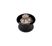 Joli Ours en Peluche avec Costume d'urgence PopSockets PopGrip Adhésif