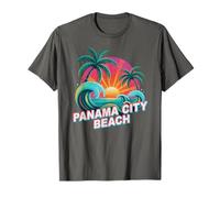 Joli Panama City Beach Vacances Plage Voyage Assorti T-Shirt