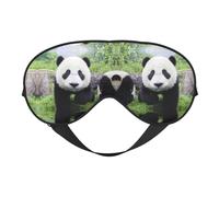 Joli panda marchant sur la prairie pour dormir - Design mis à jour - Bloque la lumière - Pour homme et femme
