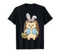Joli Panier à œufs hérisson Lapin de Pâques T-Shirt