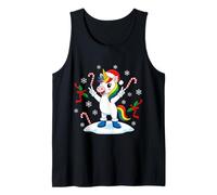 Joli Panneau de Paix Licorne de Noël Débardeur