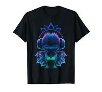 Joli Paon Portant Un Casque T-Shirt
