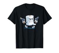 Joli Papier Toilette avec Costume de Pistolet T-Shirt