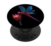 Joli Papillon Insecte Arc-en-Ciel Fleurs Rainbow Butterfly PopSockets PopGrip Adhésif