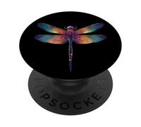 Joli Papillon Insecte Arc-en-Ciel Fleurs Rainbow Butterfly PopSockets PopGrip Adhésif