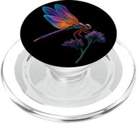 Joli Papillon Insecte Arc-en-Ciel Fleurs Rainbow Butterfly PopSockets PopGrip pour MagSafe