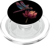 Joli Papillon Insecte Arc-en-Ciel Fleurs Rainbow Butterfly PopSockets PopGrip pour MagSafe