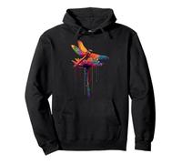 Joli Papillon Insecte Arc-en-Ciel Fleurs Rainbow Butterfly Sweat à Capuche