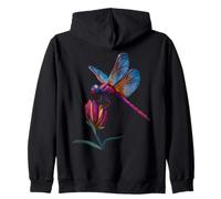 Joli Papillon Insecte Arc-en-Ciel Fleurs Rainbow Butterfly Sweat à Capuche