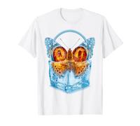 Joli Papillon Portant Un Casque T-Shirt
