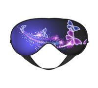 Joli papillon violet pour dormir - Design mis à jour - Bloque la lumière - Pour homme et femme