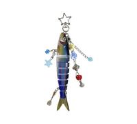 Joli pendentif en forme de poisson pour de déclaration, ornement de clé, Texture en résine, adapté rencontres et événements sociaux, porte-clés de pêche à Joint Flexible