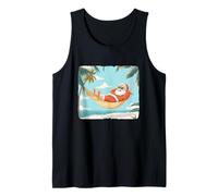 Joli Père Noël dans Un hamac de Vacances pour Les Amateurs de Vacances Débardeur