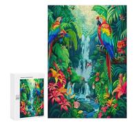 Joli Perroquet Puzz 300 Pièces JeuFamilJeu Éducatif Créatif Vision 3D Qualité Supérieure Relaxation & Art Caau Unique 300 PCS