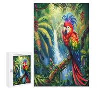 Joli Perroquet Puzzs 1000 Pièces Qualité Supérieure ArtistiqueDivertissement pour Famil Vision 3D Assemblage Amusant Décoration Intérieure 1000 PCS