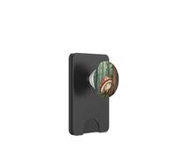 Joli Personnage de Champignon regardant de l'arbre PopSockets PopWallet pour MagSafe