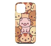 Joli Personnage Pastel Kawaii Animal Friends Coque pour iPhone 12 Mini