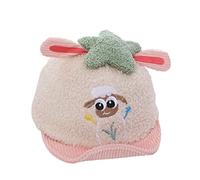 Joli petit agneau bébé chapeau en coton brodé tendance casquette visière réglable pliable voyage tout match bébé fille garçon femme capitaine fronton, C, Taille unique