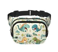 Joli petit bébé dinosaure motif tendance sac banane sac bandoulière unisexe voyage sport