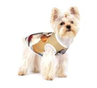Joli petit chien de chasse imprimé vêtements pour petits chiens et chats - Pyjama en coton doux pour chihuahuas, teckel, vêtements pour chiot, taille M