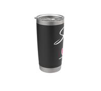 Joli petit cochon rose dans une tasse à thé Gobelet isotherme en acier inoxydable double paroi
