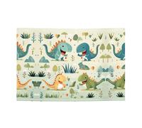 Joli petit dinosaure décoration de fête à suspendre, adaptée pour diverses scènes, fêtes, rassemblements (119,4 x 180,3 cm) bannière festive