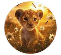 Joli Petit Lion | pour Adultes |Vanilla Beans and Fleurs| 1000pcs (67.5x67.5cm) Puzzles Jeux Éducatifs Puzzles De Décoration Intérieure