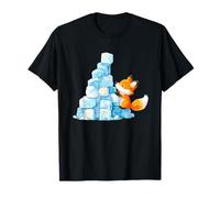 Joli Petit Renard empilant la Reine des neiges T-Shirt
