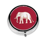 Joli pilulier - Design personnalisé unique, boîte à médicaments facile à transporter, 1 jour AM PM, petit distributeur de pilules portable pour un usage quotidien, drapeau de la souveraineté siamoise