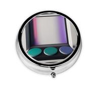 Joli pilulier - Design personnalisé unique, boîte à médicaments facile à transporter, 1 jour matin et soir, petit distributeur de pilules portable pour un usage quotidien Une palette de couleurs