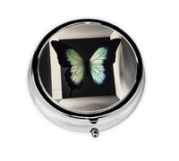 Joli pilulier - Design personnalisé unique, boîte à médicaments facile à transporter, 1 jour matin et soir, petit distributeur de pilules portable pour un usage quotidien