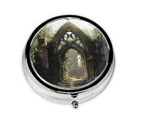 Joli pilulier - Pilulier matin, petit et grand, design personnalisé unique, placage en fer, parfait pour le sac à main et les ruines mystérieuses en déplacement