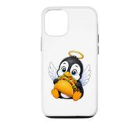 Joli Pingouin angélique Mangeant Un Taco Coque pour iPhone 12/12 Pro