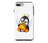 Joli Pingouin angélique Mangeant Un Taco Coque pour iPhone 7 Plus/8 Plus