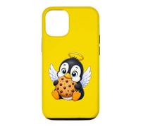 Joli Pingouin angélique Tenant Un Biscuit Coque pour iPhone 12/12 Pro
