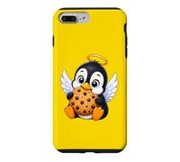 Joli Pingouin angélique Tenant Un Biscuit Coque pour iPhone 7 Plus/8 Plus