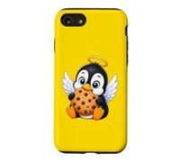 Joli Pingouin angélique Tenant Un Biscuit Coque pour iPhone SE (2020) / 7/8
