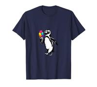 Joli Pingouin avec Motif Animal glacé T-Shirt