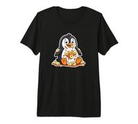 Joli Pingouin Couvert de tortellini T-Shirt Haut de Gamme