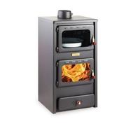 Joli poêle à bois pour chauffage direct Kupro Lux - Avec four 11 kW