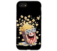 Joli Pop-Corn avec Lunettes pour Films et cinémas Amusants Coque pour iPhone SE (2020) / 7/8