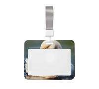 Joli porte-badge étanche en forme de petit cygne avec fenêtre transparente pour carte d'identité, pour femmes, hommes, employés de bureau, enseignants, infirmiers