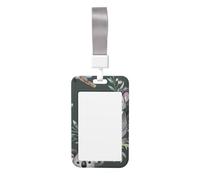Joli porte-badge vertical avec imprimé koala