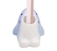 Joli porte-brosse à dents - Motif de de dessin animé amusant - Support mural pour brosse à dents animal mignon - Porte-brosse à dents compact idéal pour la salle de bain des et les