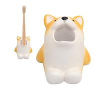 Joli porte-brosse à dents - Motif de de dessin animé amusant - Support mural pour brosse à dents animal mignon - Porte-brosse à dents compact idéal pour la salle de bain des et les